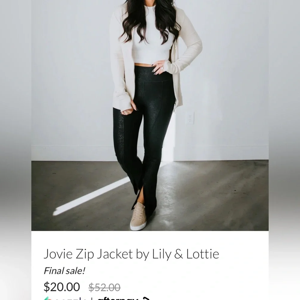 Lily & Lottie women's full zip Jovie Hoodie - Picture 7 of 8